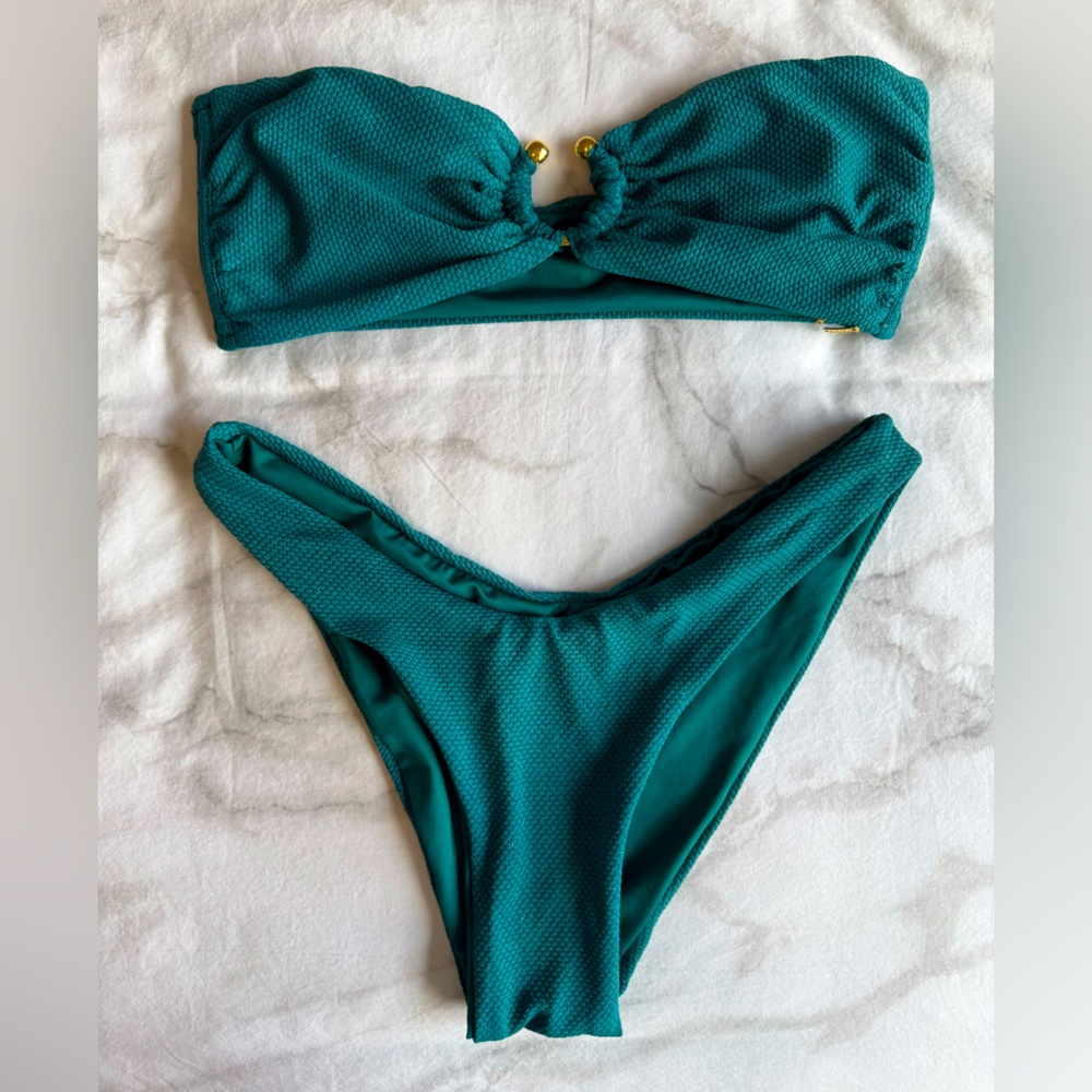 BOAMAR X Revolve JLO Top & SAAL Cheeky Bottom Bikini Size M